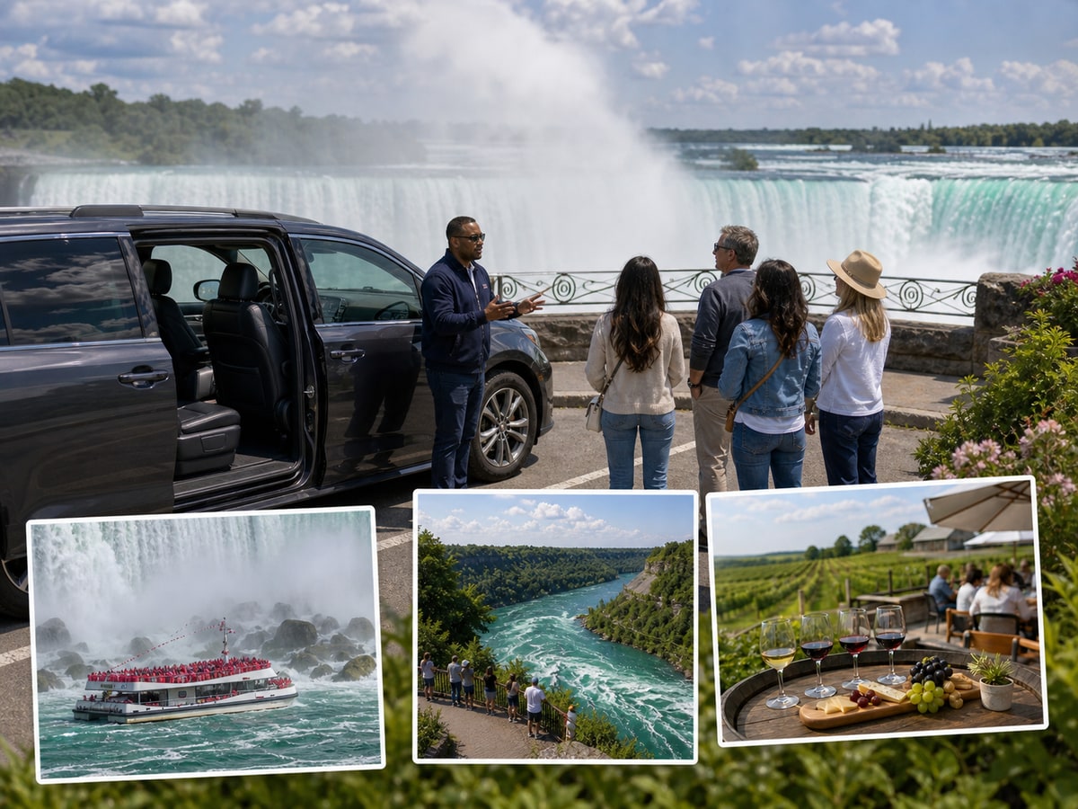 Toronto to Niagara Falls Half-Day Custom Private Tour (up to 6 people)