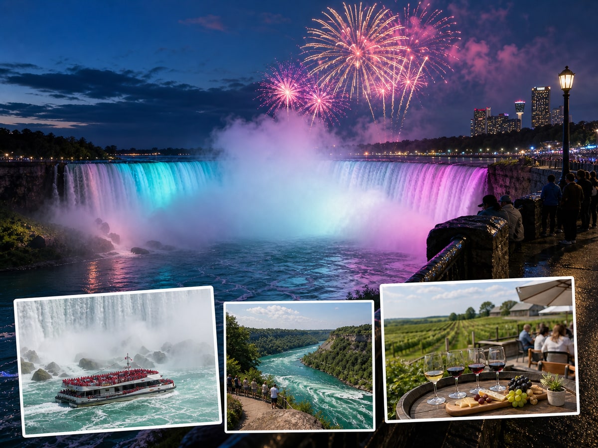 Niagara Falls Evening Tour With Boat Cruise