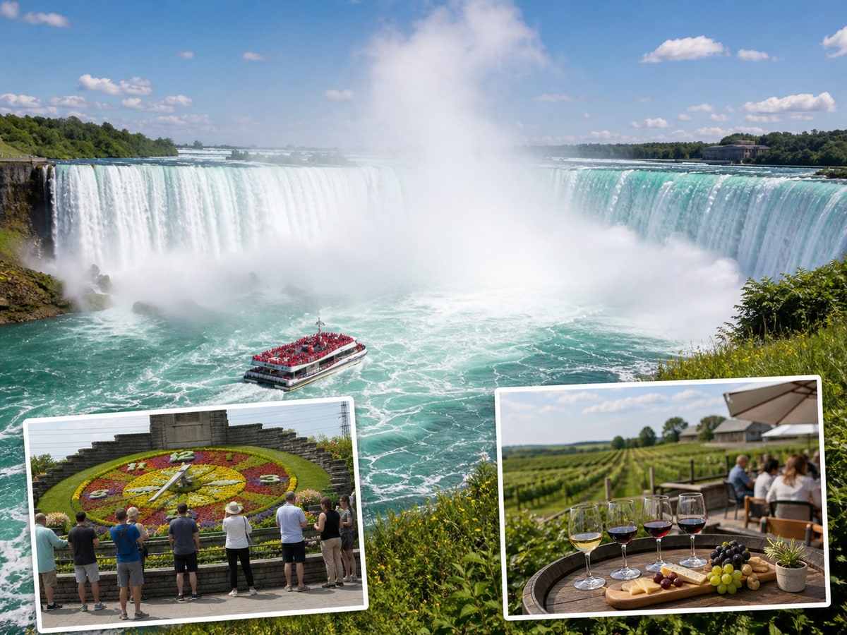 Niagara Falls Day Tour With Boat Cruise