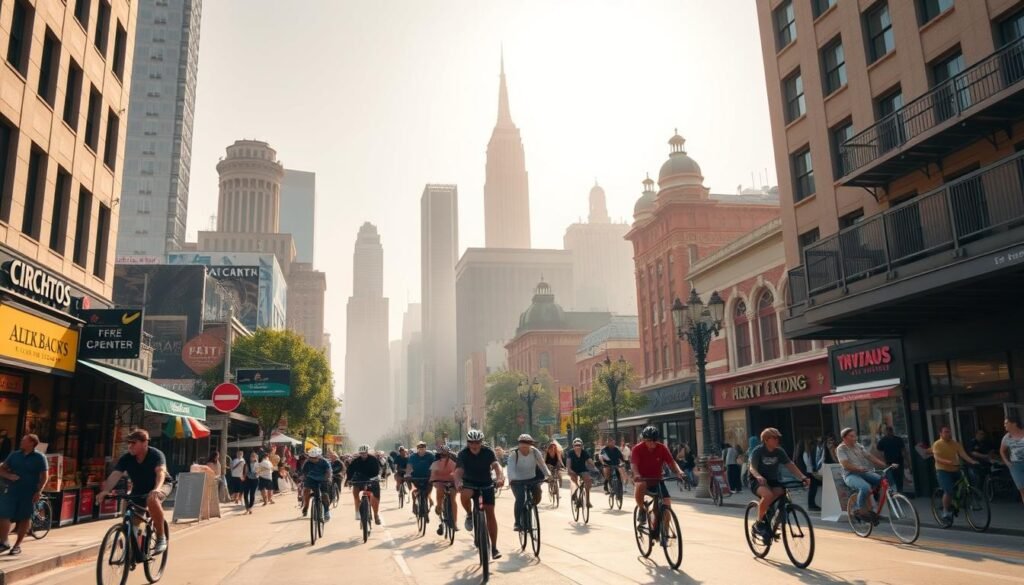 Cycling Through Culture: Heart of Downtown Bike Tour