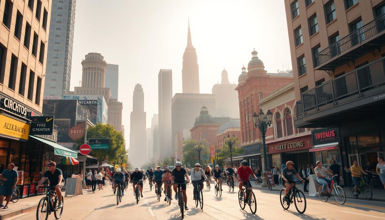 Cycling Through Culture: Heart of Downtown Bike Tour